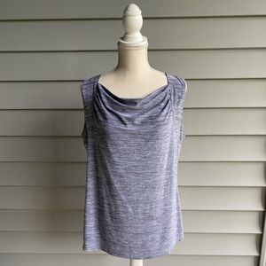 Susan Lawrence heathered grey tank